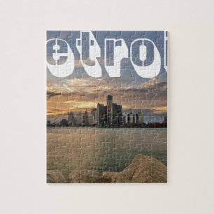Detroit-Skyline Puzzle