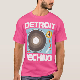 Detroit Techno House Musikfestival Audioguida Bell T-Shirt