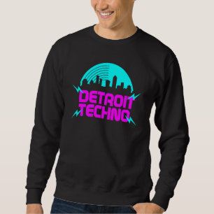 Detroit Techno House Musikfestival Rhythmisch Edm Sweatshirt