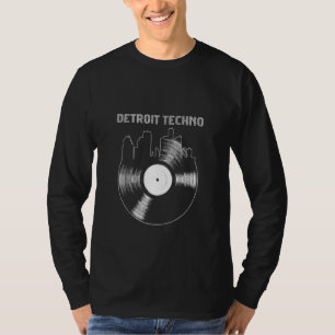 Detroit Techno House Musikfestival Sky Edm Dj T-Shirt