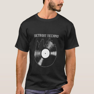 Detroit Techno House Musikfestival Sky Edm Dj T-Shirt