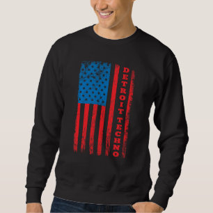Detroit Techno House Musikfestival Sweatshirt