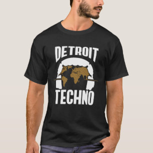 Detroit Techno House Musikfestival Synthpop EDM D T-Shirt