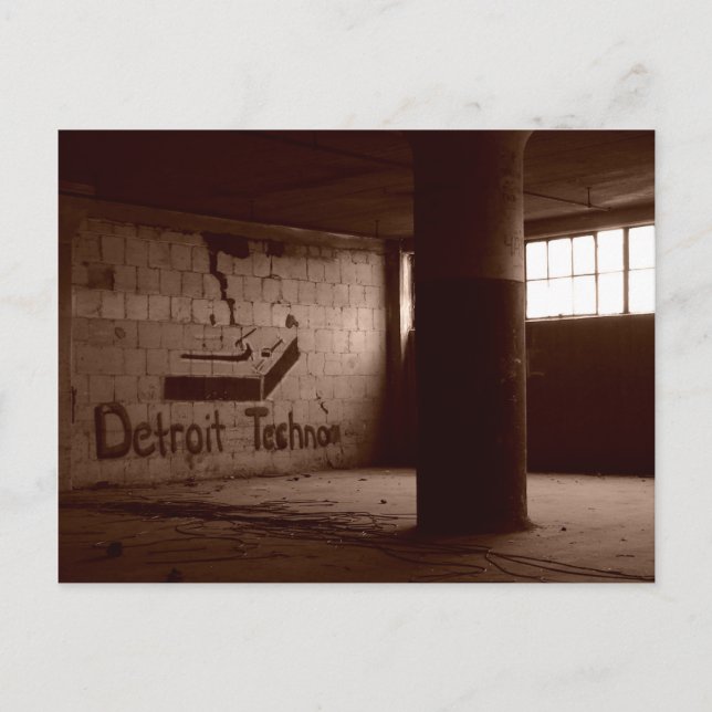 Detroit Techno (Postkarte) Postkarte (Vorderseite)