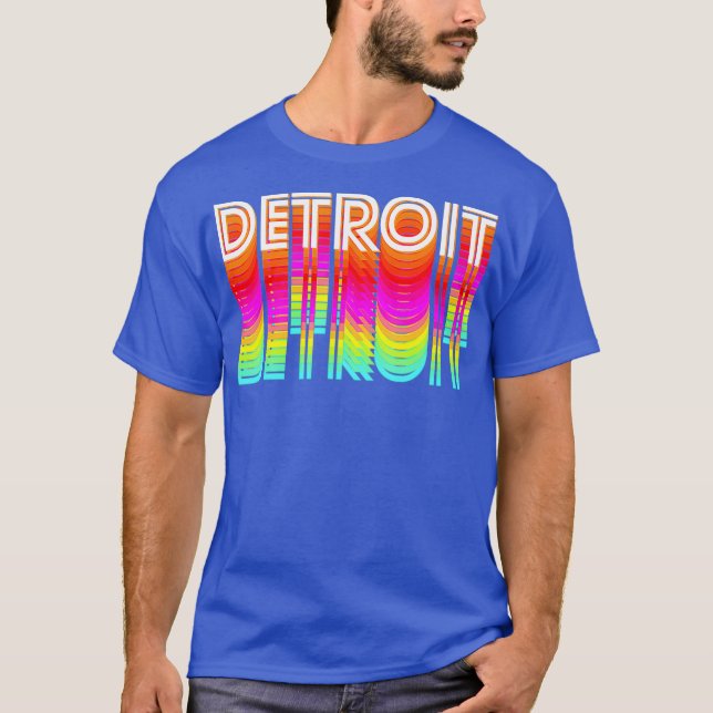 Detroit Techno Shirt EDM Rave DJ Kleidung (Vorderseite)