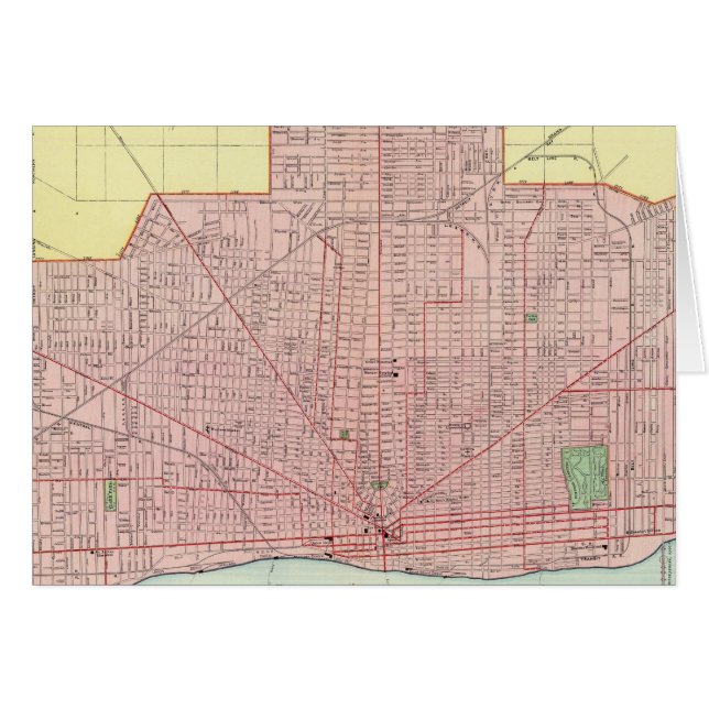 Detroit und Vicinity (Vorderseite (Horizontal))