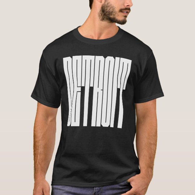 Detroit USA City logo T-Shirt (Vorderseite)