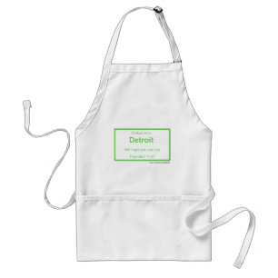 Detroit-Willkommen Schürze