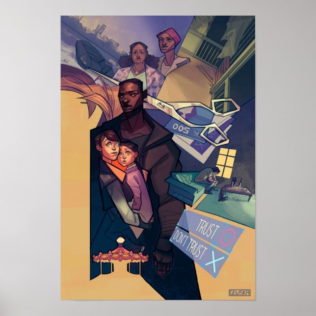 DETROIT wird menschliches Kara Poster (Vorne)