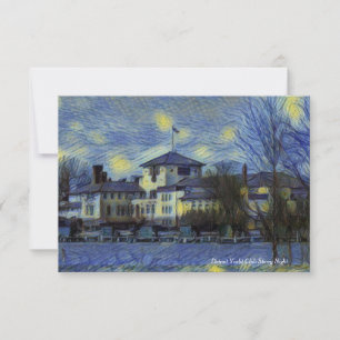 Detroit Yacht Club Startnight Note Card Dankeskarte