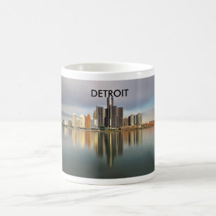 Detroitskyline-Tasse Kaffeetasse