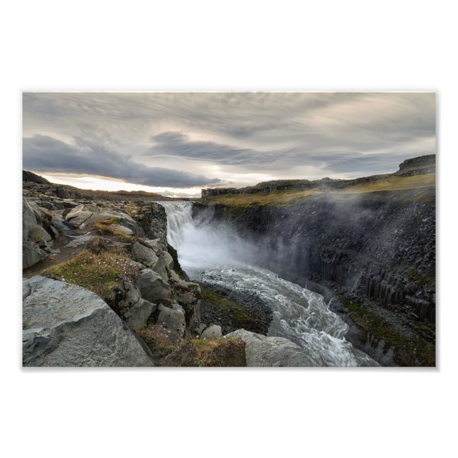Dettifoss, Island Fotodruck (Vorne)