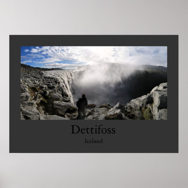 Dettifoss (Island) Poster (Vorne)