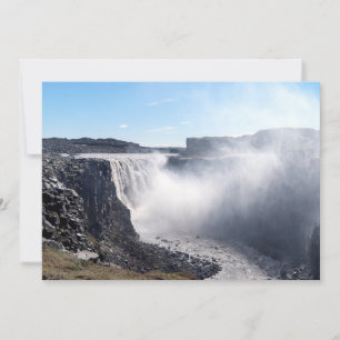 Dettifoss Wasserfall in Vatnajokull NP - Island Einladung