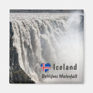 Dettifoss Wasserfall in Vatnajokull NP - Island Magnet
