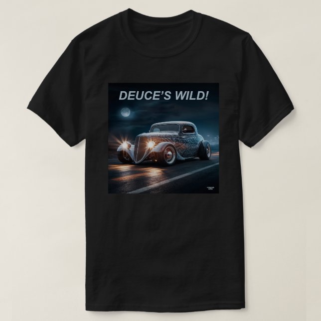 Deuce ist wild! T-Shirt (Design vorne)