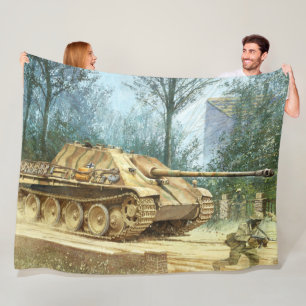 DEUMAN TIGER TANK FLEECEDECKE