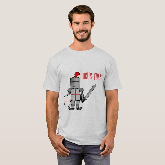 Deus Vult T-Shirt (Vorne ganz)