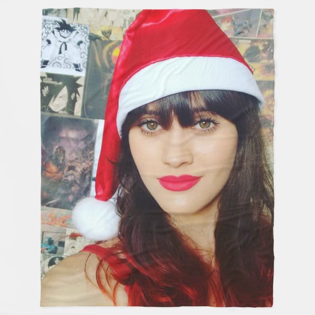 Deusa do Natal Fleecedecke (Vorderseite)