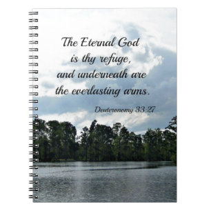 Deut. 33:27 Der ewige Gott ist deine Zuflucht Notizblock