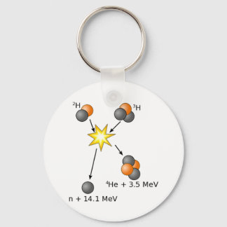 Deuterium Tritium Fusion Schlüsselanhänger