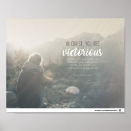 Deuteronomie 20:4 - Sie sind siegreich Poster