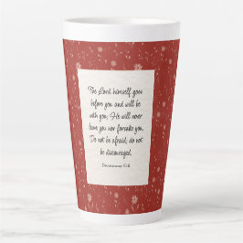 Deuteronomie 31:8 Bibel Verse Bild Milchtasse