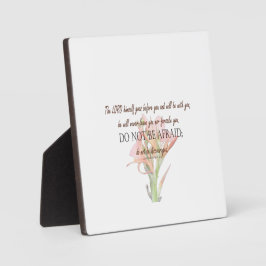 Deuteronomie 31:8 Der Herr geht vor dir Fotoplatte