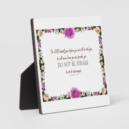 Deuteronomie 31:8 Der Herr geht vor dir Fotoplatte