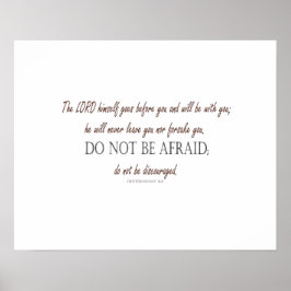 Deuteronomie_31:8 Poster