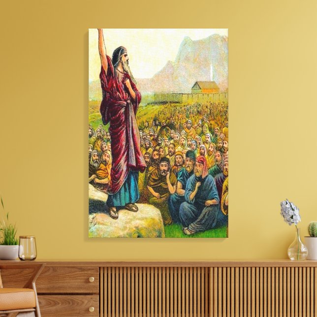 Deuteronomie 6:1-9 Liebe und Leinwand Gehorsam (Insitu (Wohnzimmer))