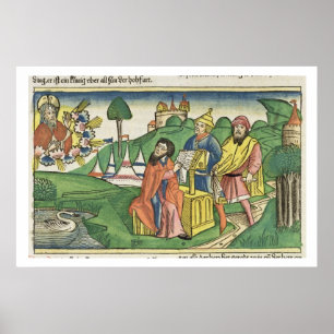 Deuteronomie: Frontispiece, in dem Gott das L mach Poster