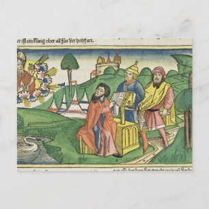 Deuteronomie: Frontispiece, in dem Gott das L mach Postkarte
