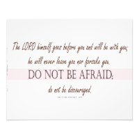 Deuteronomy 31:8, Do Not be Afraid, Lord with You