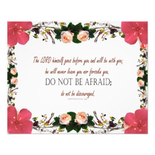Deuteronomy 31, Do not be afraid Fotodruck