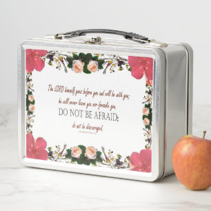 Deuteronomy 31, Do not be afraid Metall Brotdose