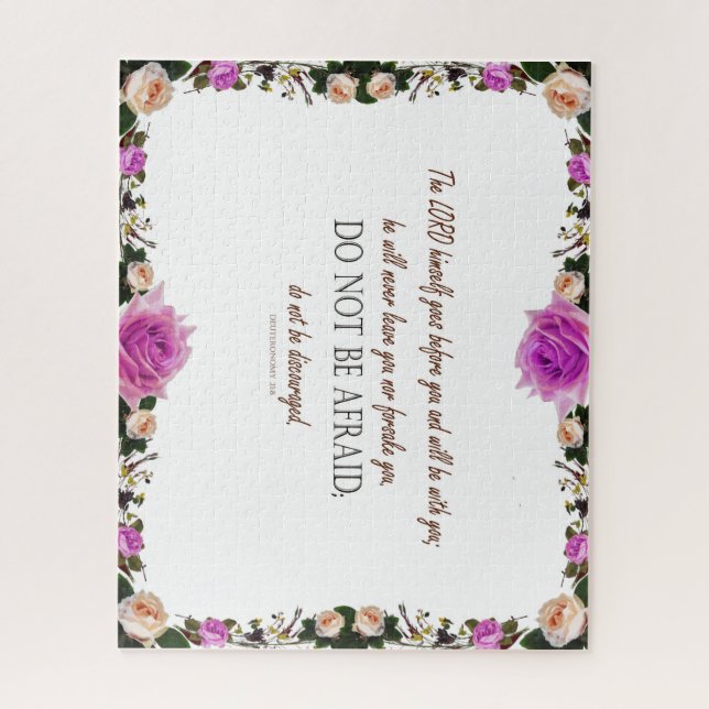 Deuteronomy_31, Do not be disentation Puzzle (Vertikal)