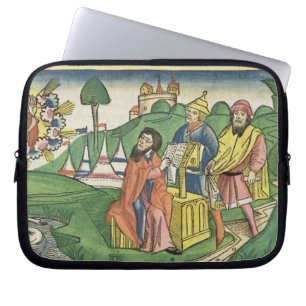 Deuteronomy: Frontispiz, in dem Gott das L macht Laptopschutzhülle