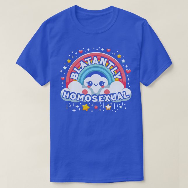 Deutlich homosexuell Vintag Gay Af T-Shirt (Design vorne)