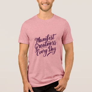Deutliche Größe des Alltags Tri-Blend Shirt