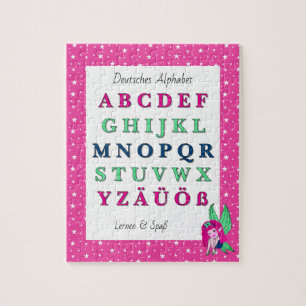 Deutsch Alphabet Rätsel – Süße Fee Puzzle