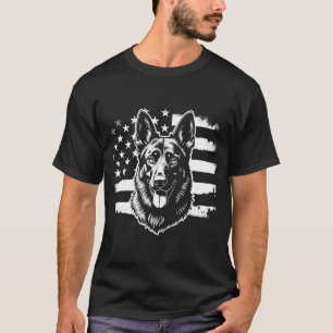 Deutsch Amerikanischer Schäferhund Liebhaber USA F T-Shirt
