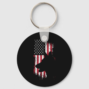 Deutsch Amerikanisches Flaggen-Shirt USA Patriotis Schlüsselanhänger