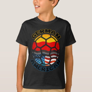 Deutsch-amerikanisches Fußball-T-Shirt  T-Shirt