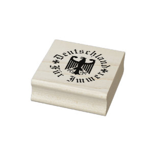 Deutsch/Deutschland Forever/Adler/Eisernes Kreuz/F Gummistempel