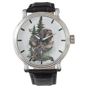 Deutsch Drahthaar Armbanduhr