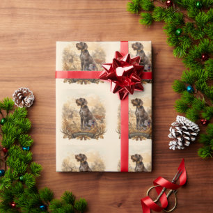 Deutsch Drahthaar Geschenkpapier