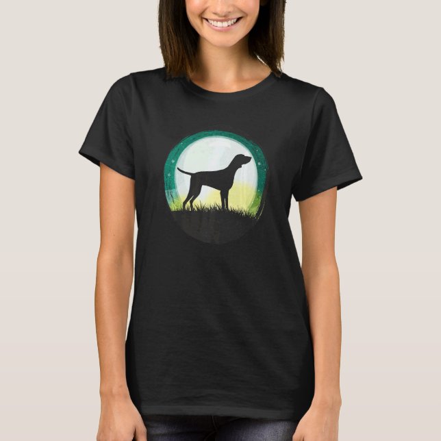 Deutsch-Drahthaar Gsp Hunderasse  4 T-Shirt (Vorderseite)