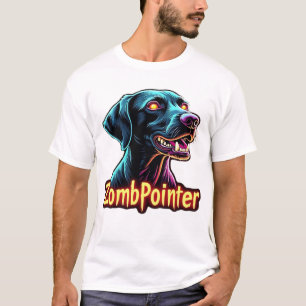Deutsch Drahthaar GSP Zombie Hund Hallowee T-Shirt