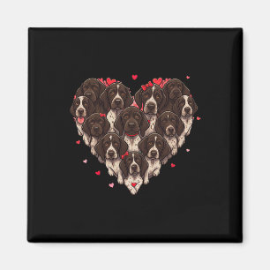 Deutsch Drahthaar Herz Valentinstag Damen  Magnet